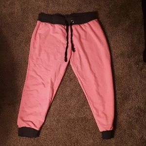 Pink sweatpants